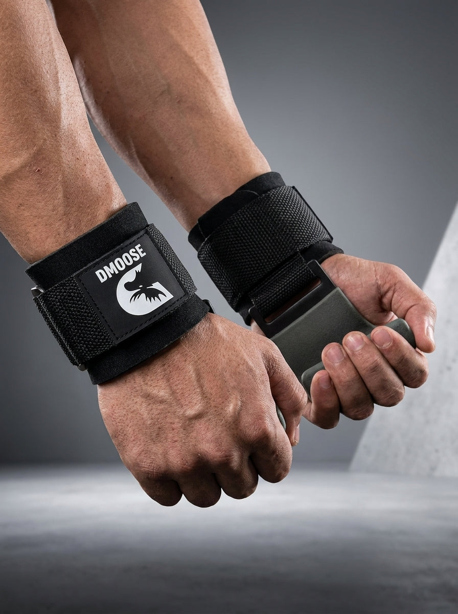 Professional Weightlifting Wrist Wraps with Thumb Loops | Heavy Duty