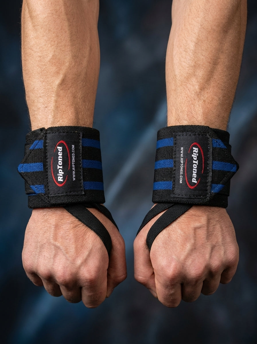 Professional Padded Weightlifting Straps | Heavy Duty Cotton Gym Lifting Wrist Straps for Deadlifts, Shrugs, and Heavy Pulling Movements