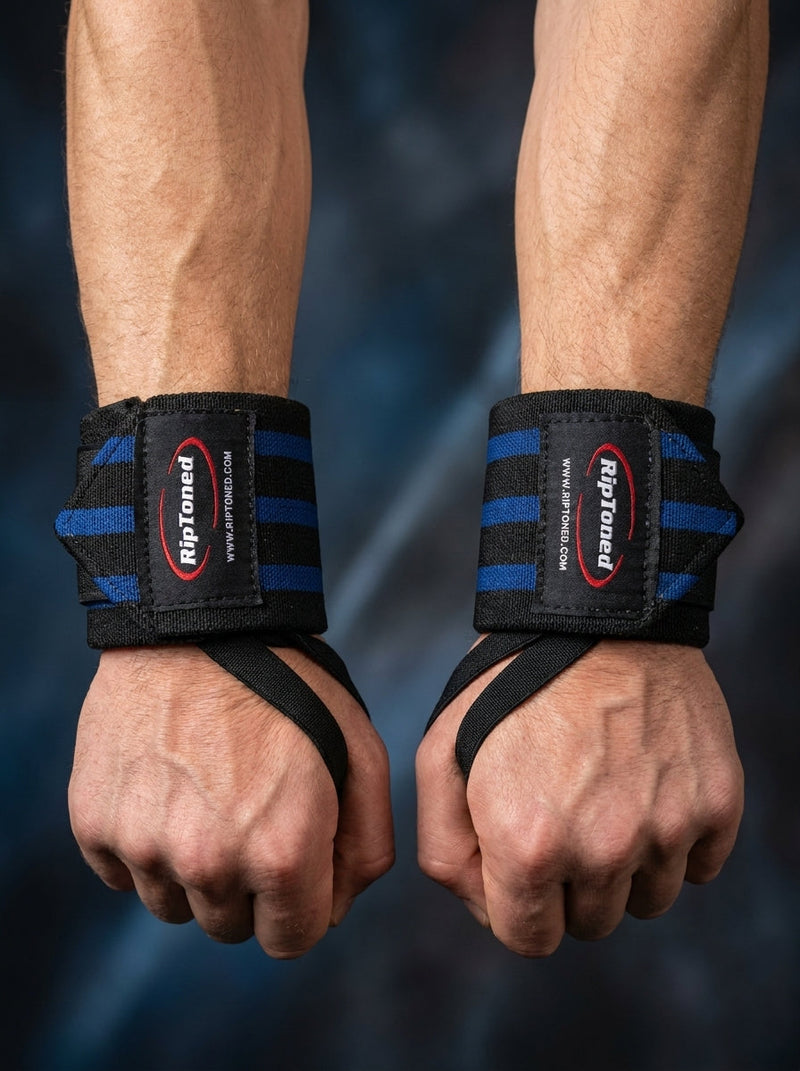 Professional Padded Weightlifting Straps | Heavy Duty Cotton Gym Lifting Wrist Straps for Deadlifts, Shrugs, and Heavy Pulling Movements