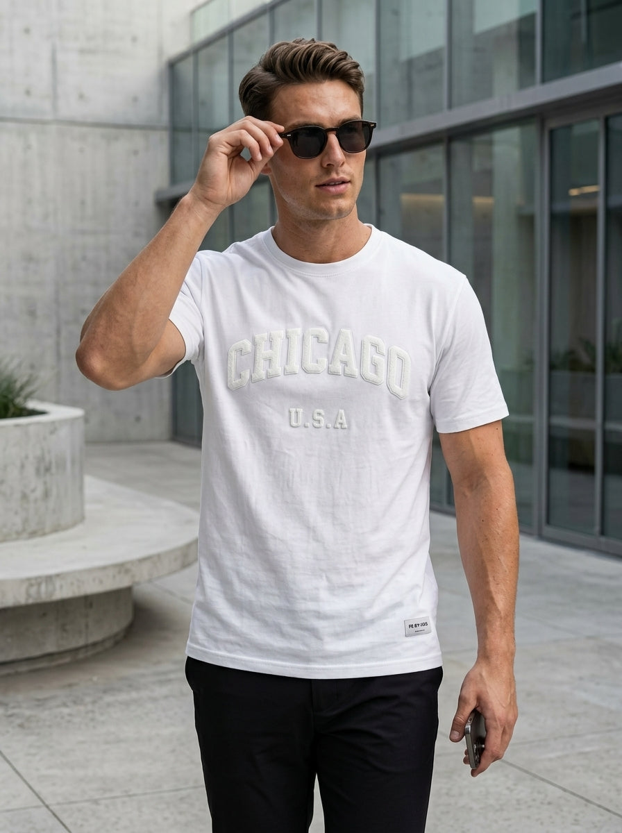 Custom 3D Embossed Premium Brand Shirt