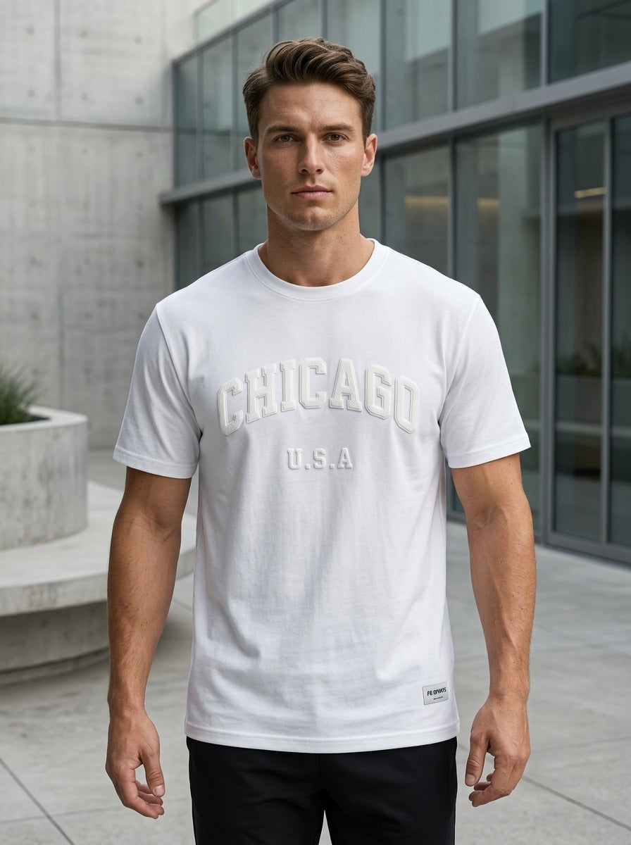 Custom 3D Embossed Premium Brand Shirt