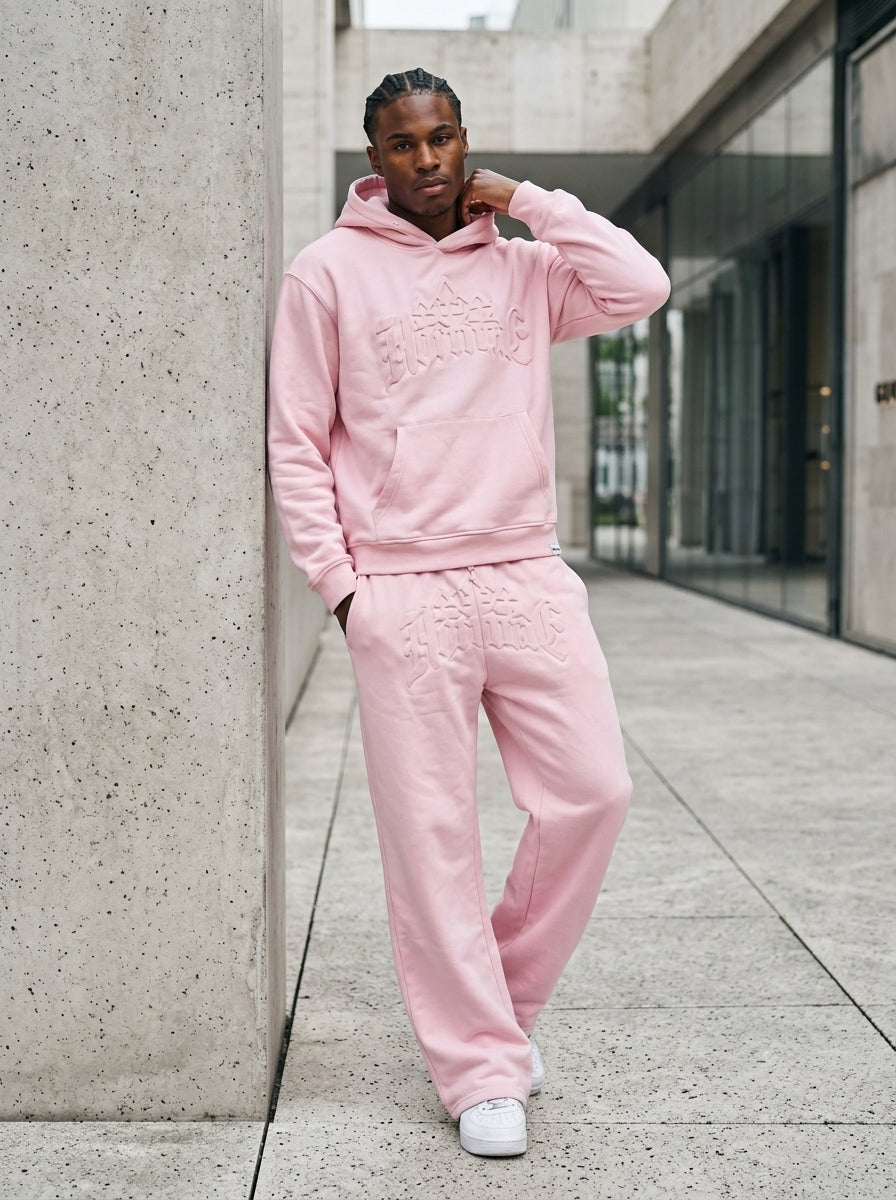 Customized 3D Embossed Streetwear Tracksuit
