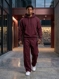 Minimalist Custom Embossed Fleece Tracksuit