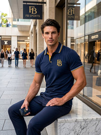 Custom Luxury Embossed Polo Shirt