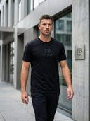 Custom Mixed Media Embossed Graphic Tee