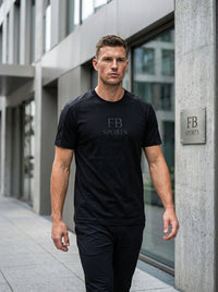 Custom Mixed Media Embossed Graphic Tee