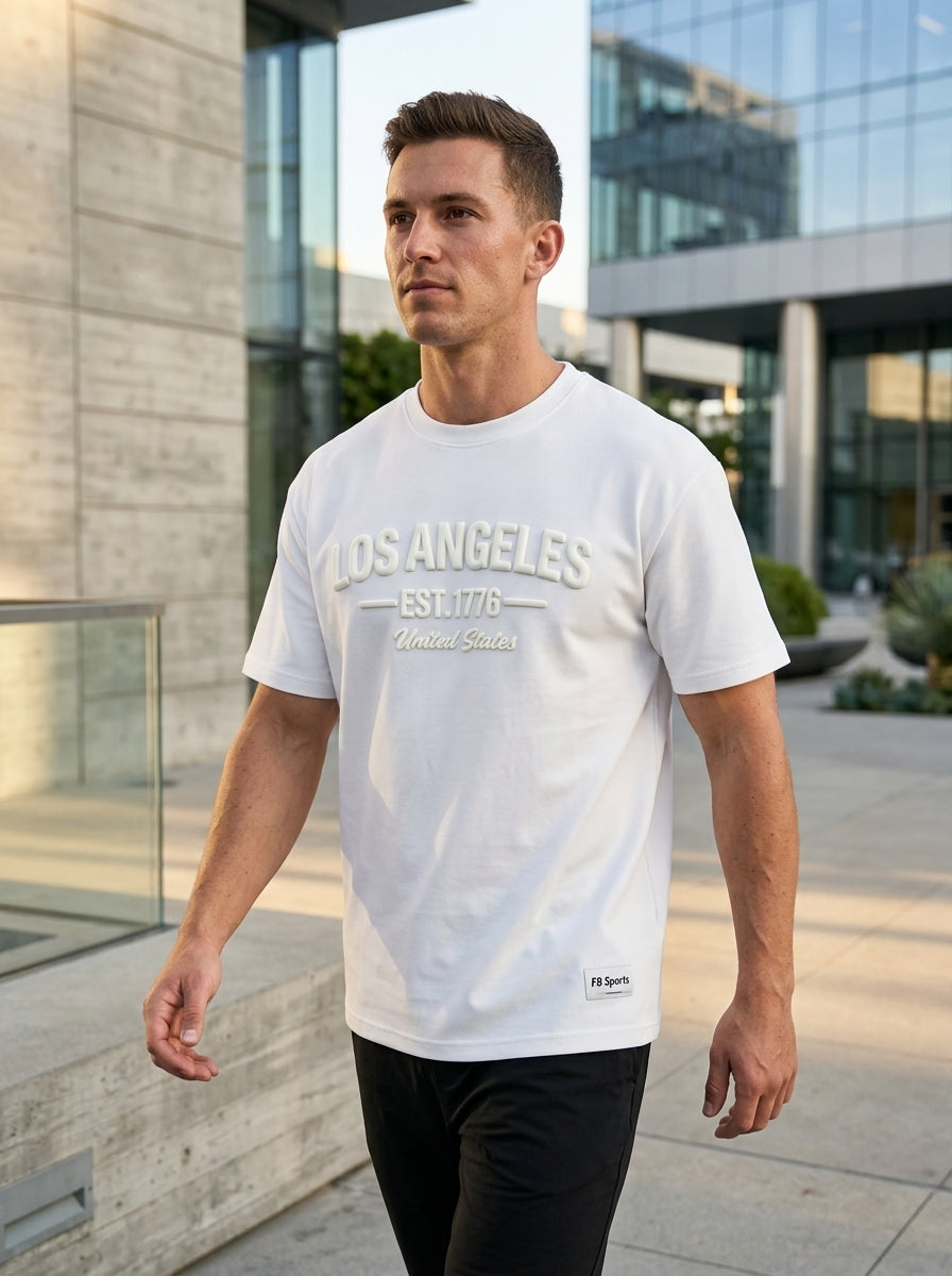 Custom Tech-Knit Embossed Workout Shirt