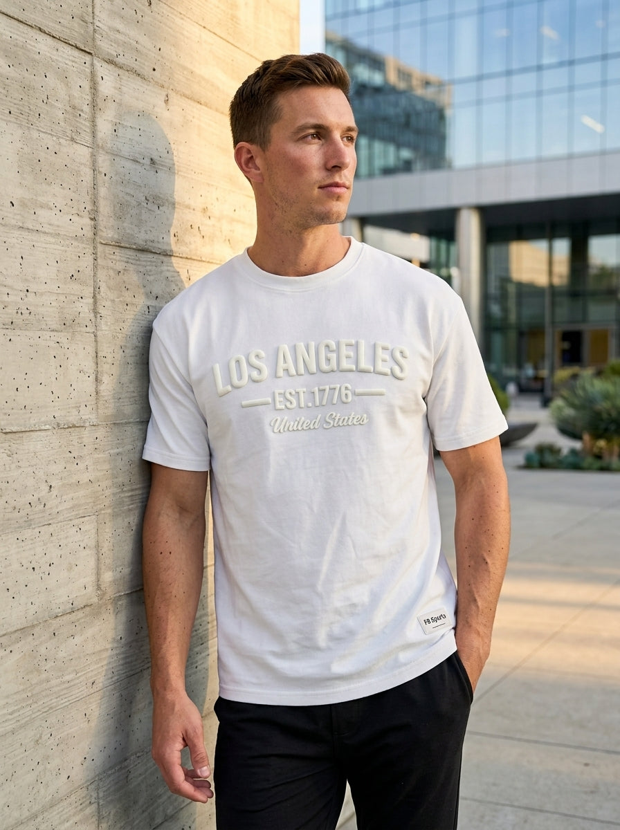 Custom Tech-Knit Embossed Workout Shirt