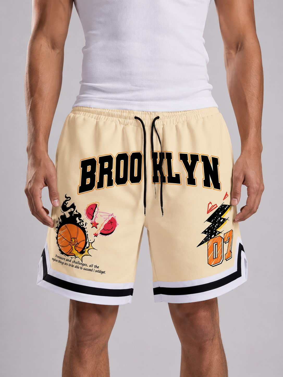Premium Streetwear Utility Shorts (Heavy Embroidered Edition)