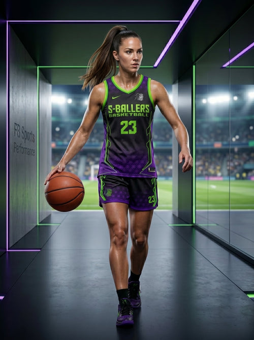 Custom Blitz Aura Female Basketball Kit