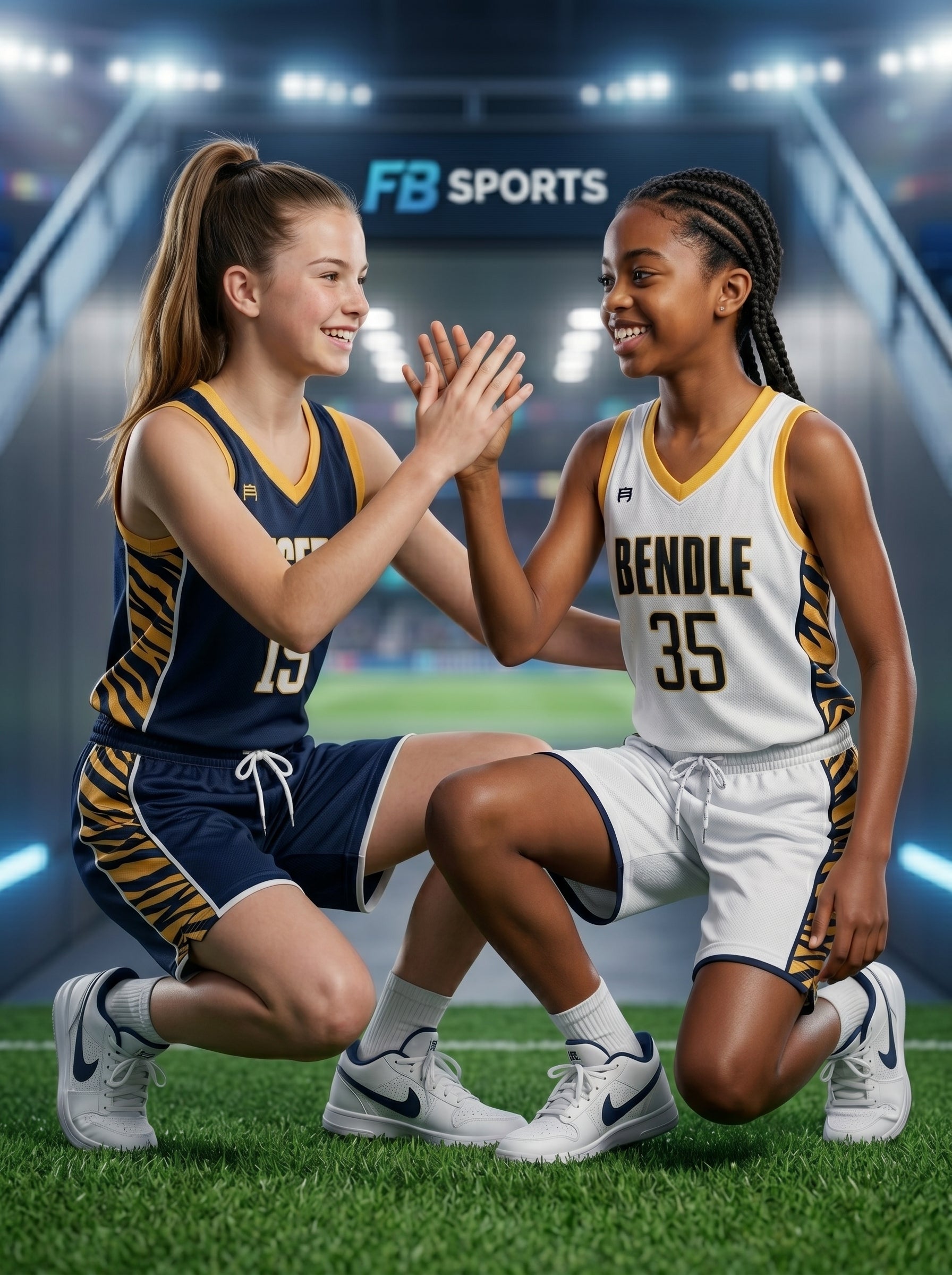 Custom TwinForce Sublimated Girls’ Basketball Teamwear