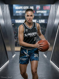 Custom Quantum Frost Female Basketball Team Kit