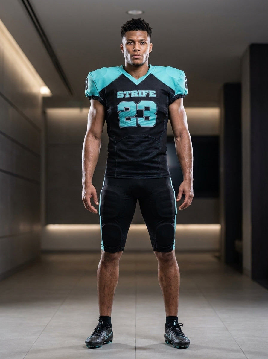 Dominate the Field: 100% Custom American Football Uniform Design