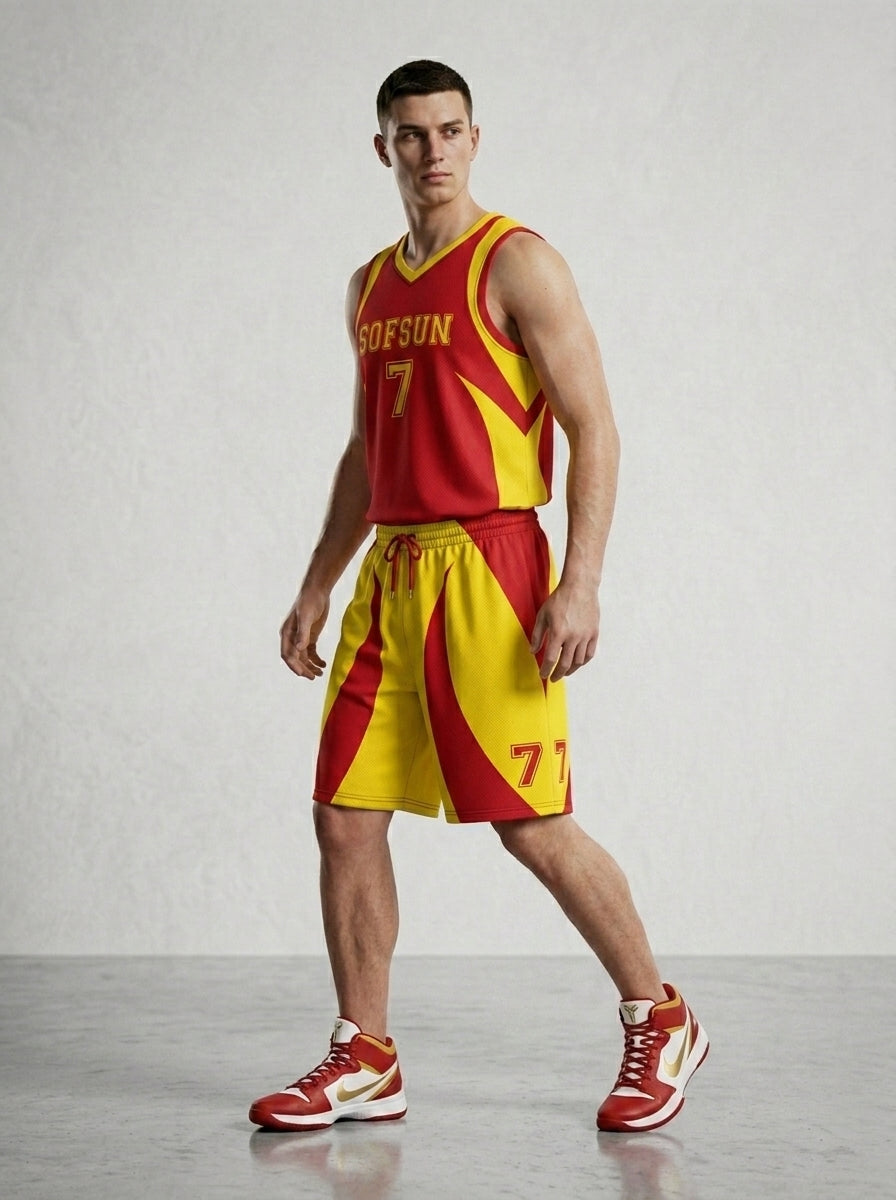 Unleash Your Team's Identity On The Court Fully Custom Basketball uniform