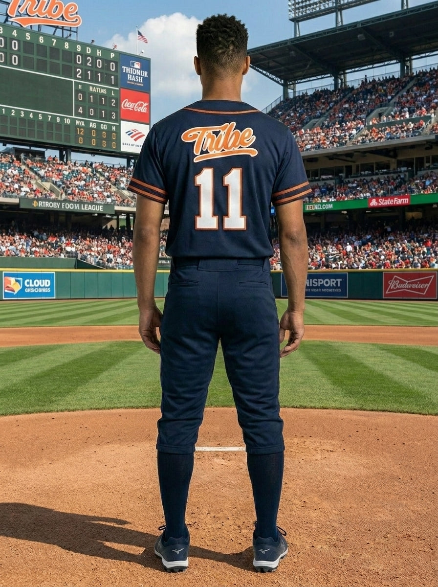 Built for the Grind: Premium 100% Polyester Dry-Fit Baseball Uniforms