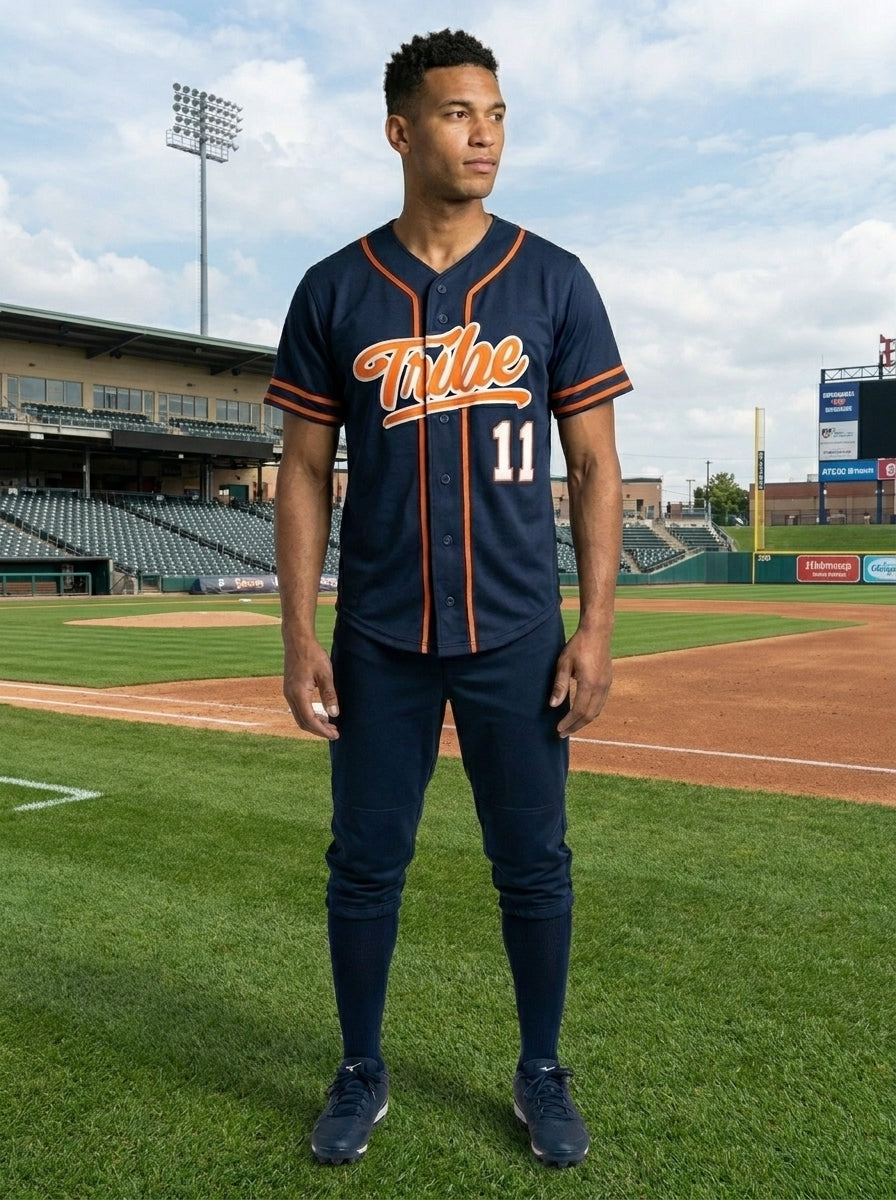 Built for the Grind: Premium 100% Polyester Dry-Fit Baseball Uniforms