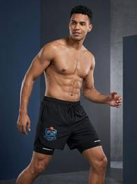Sublimated Bodybuilding Compression Shorts
