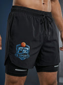 Sublimated Bodybuilding Compression Shorts