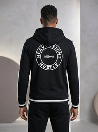 Classic Custom Cotton Tracksuit – High-Definition Textured Print Edition