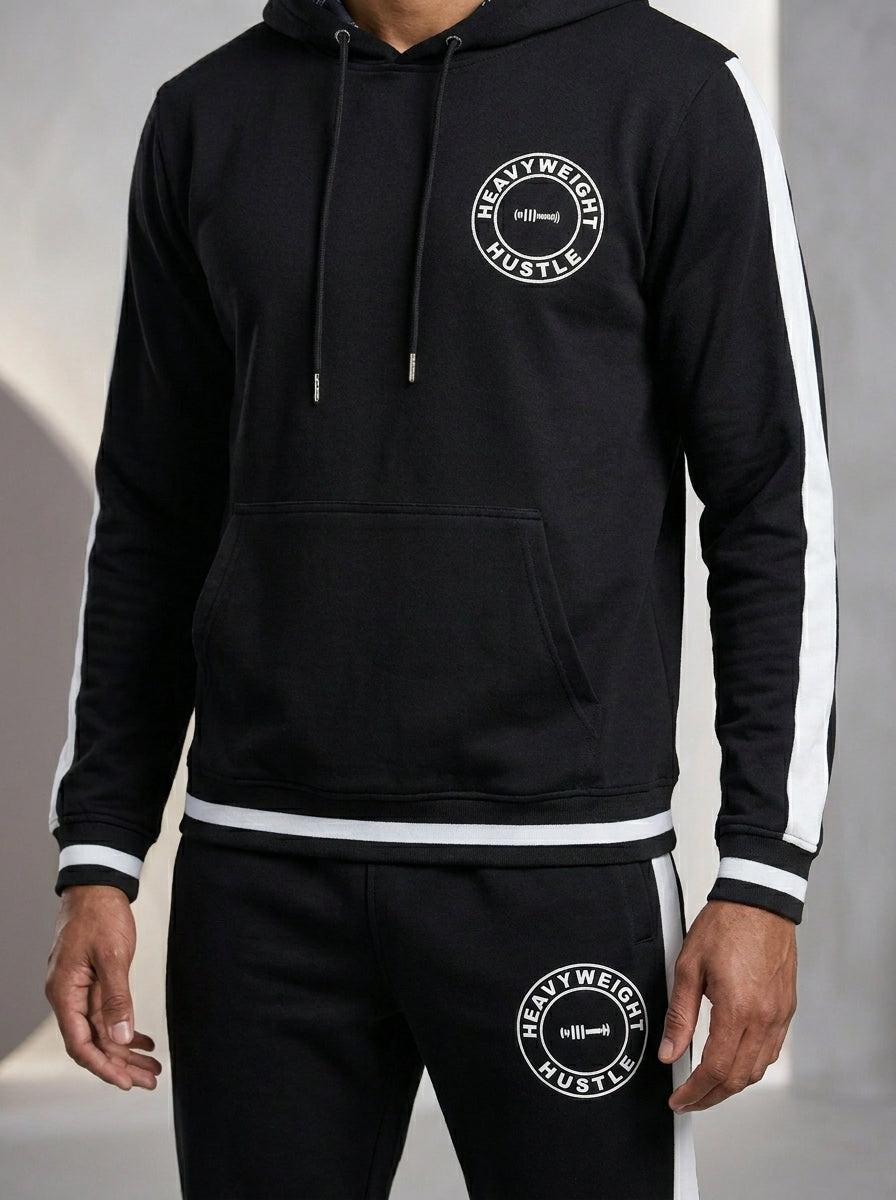 Elite Fully Customized Cotton Tracksuit – Premium DTF, Puff, or Silicon Print