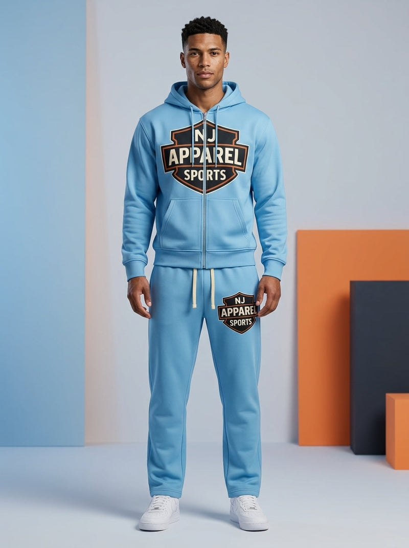 Premium Heavyweight Cotton Custom Tracksuit – Elite Streetwear Edition