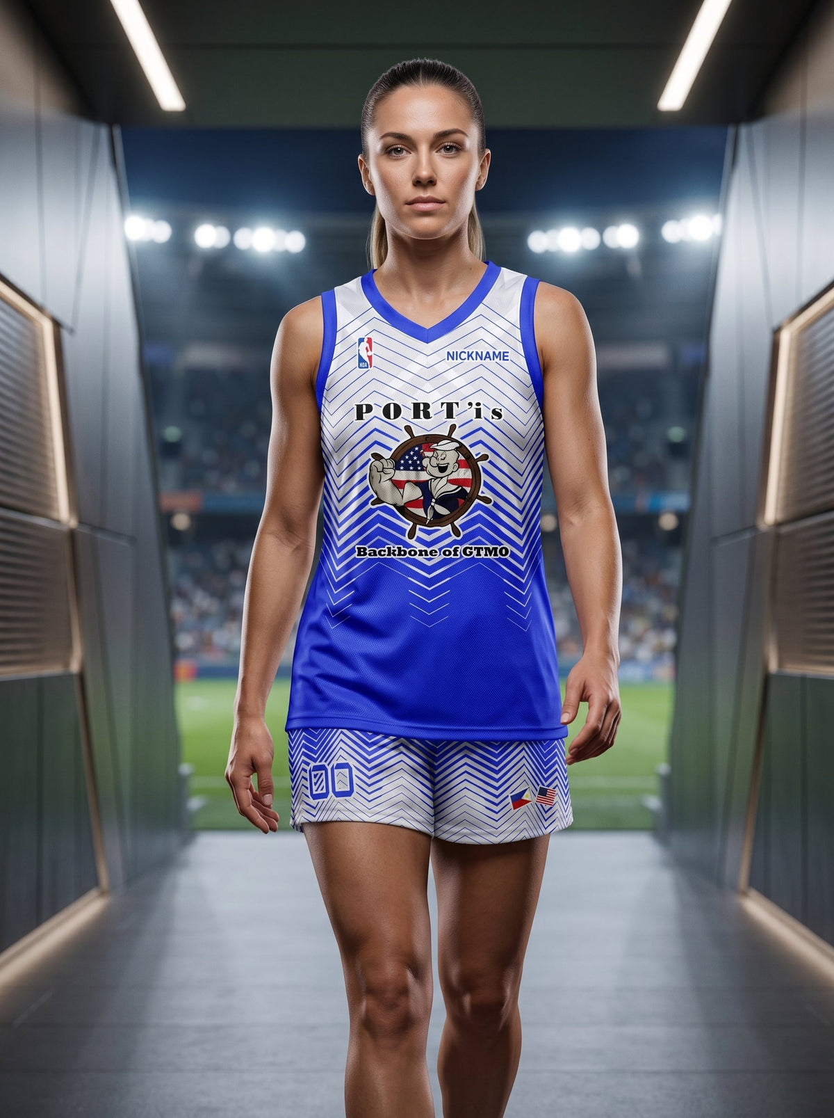 Custom Vortex Sublimated Female Basketball Teamwear