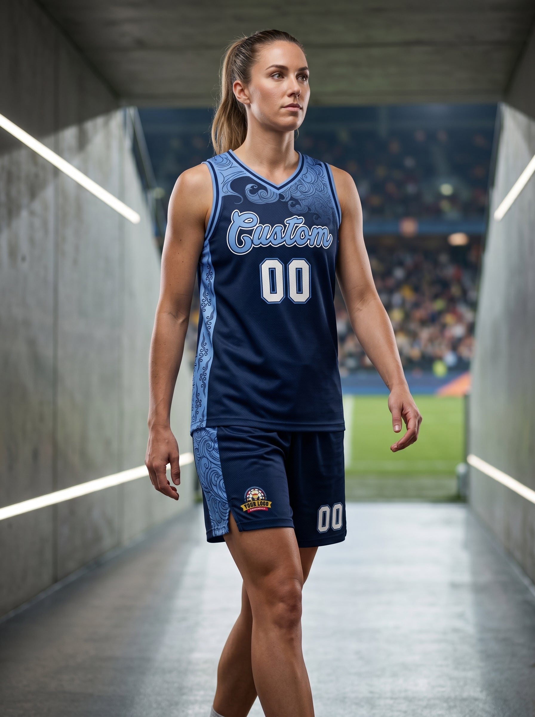Custom Dynamo Grid Sublimated Women’s Teamwear