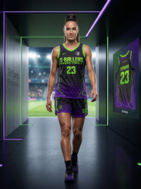 Custom Blitz Aura Female Basketball Kit