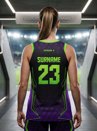 Custom Blitz Aura Female Basketball Kit