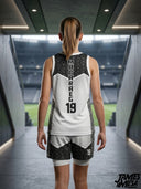Custom Zenith Gradient Girls’ Basketball Jersey & Shorts