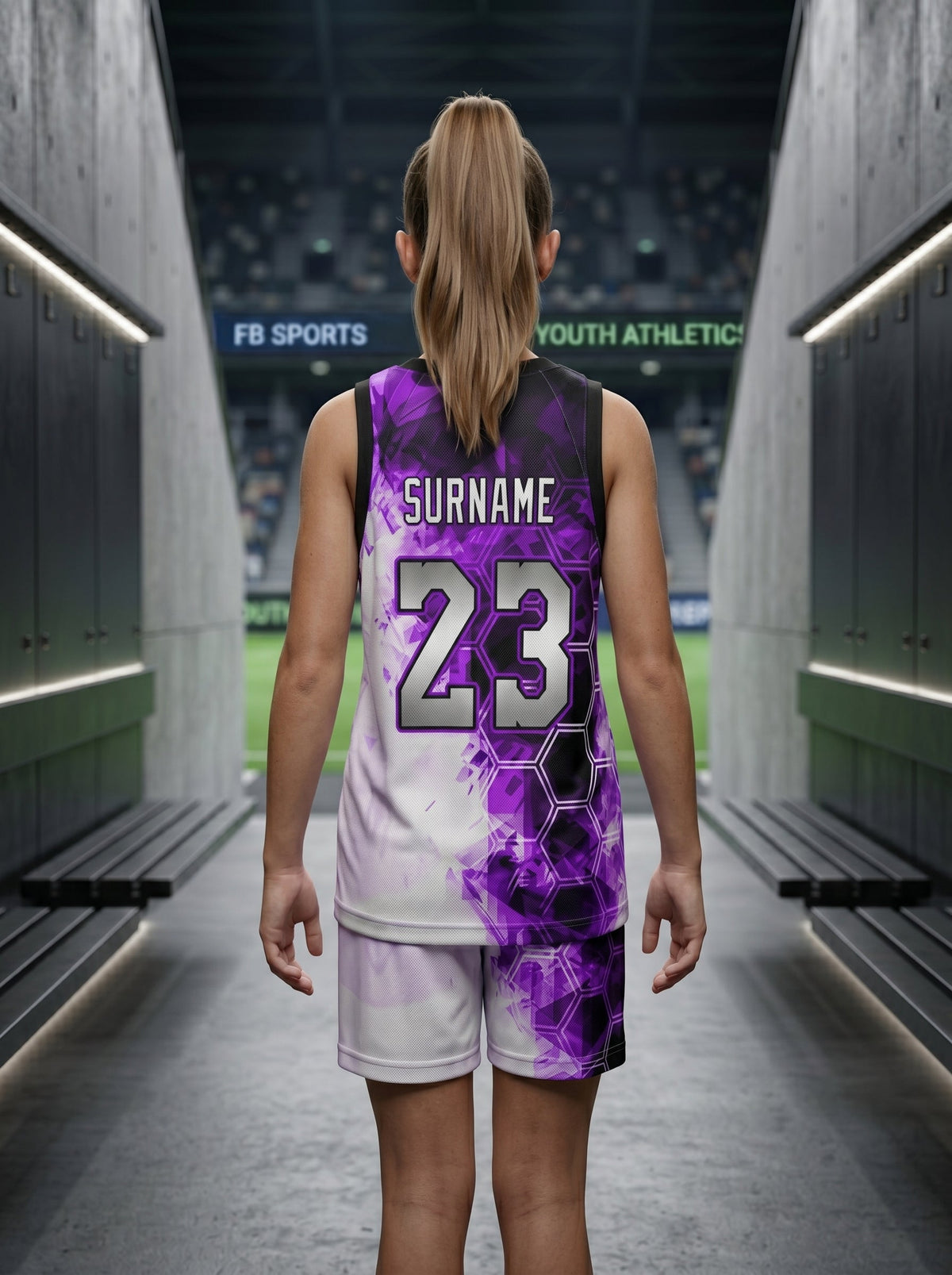 Custom Eclipse Mesh Pro Girls’ Basketball Jersey