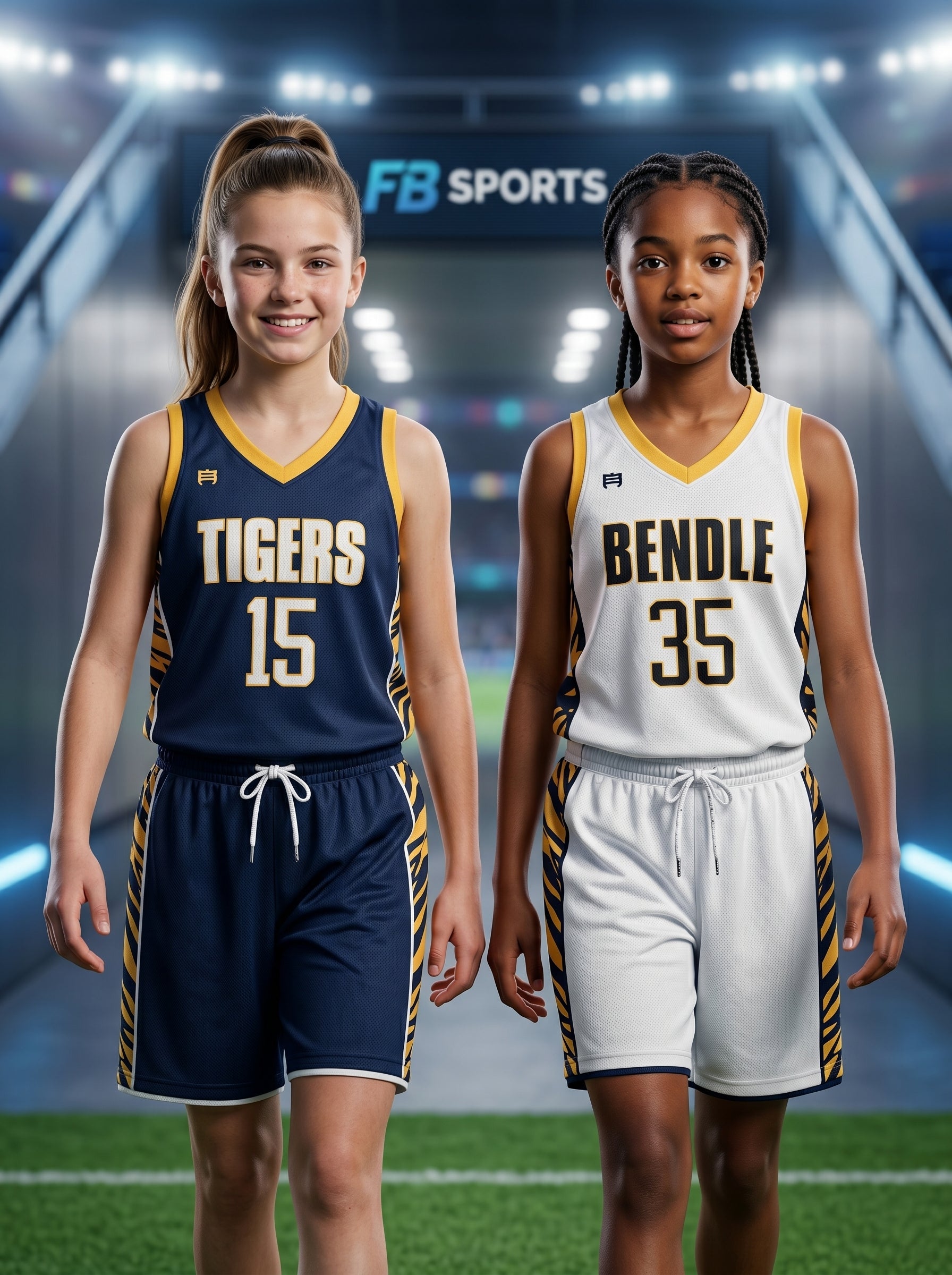 Custom TwinForce Sublimated Girls’ Basketball Teamwear