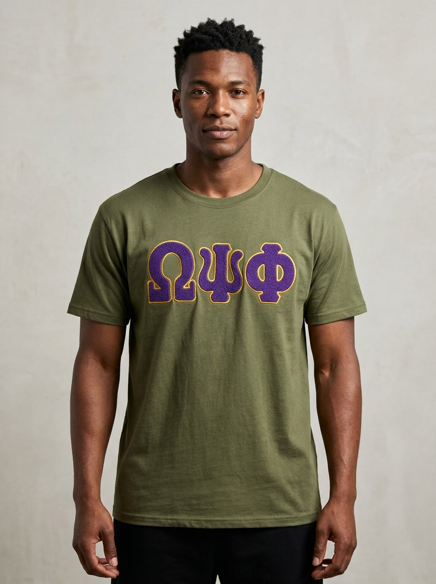 Custom 100% Cotton Embroidery Tee