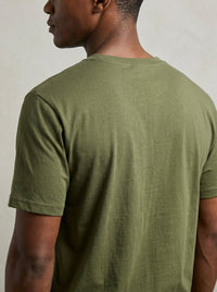 Custom 100% Cotton Embroidery Tee