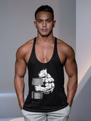 Custom Heavyweight Gym Stringer Tank – Personalized Bodybuilding Activewear