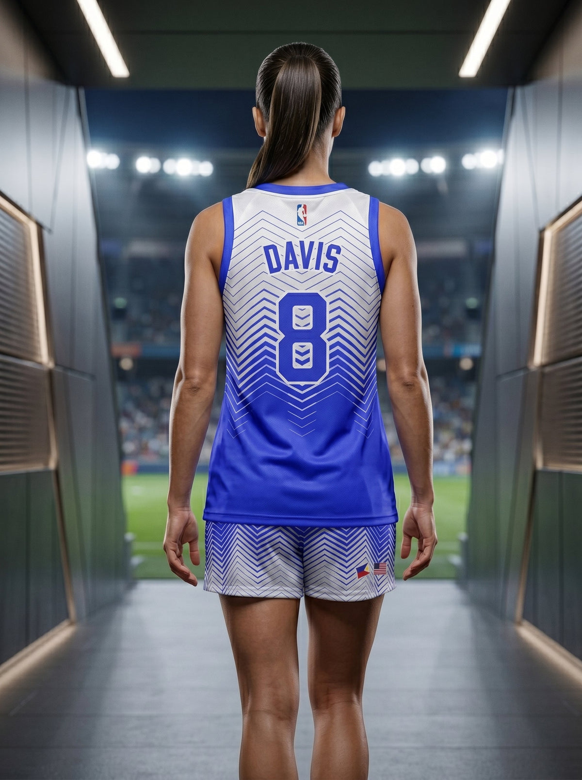 Custom Vortex Sublimated Female Basketball Teamwear